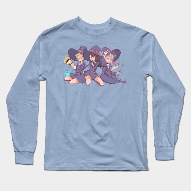 Three Little Witches Long Sleeve T-Shirt by happycyn